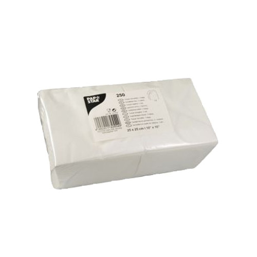 Papstar 82554 Papierserviette Seidenpapier Weiß 250 Stück(e)