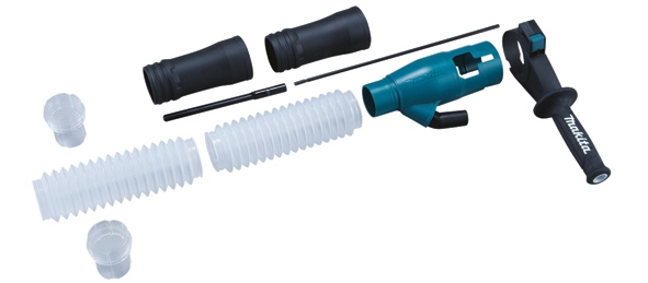 Makita 195866-2 Staubabsaugungsaufsatz Schwarz, Weiß