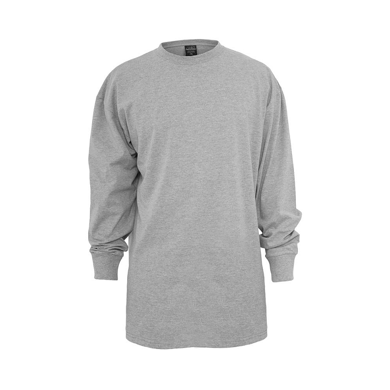 Urban Classics Tall Tee L/S T-Shirt Rundhals Langärmlig Baumwolle, Viskose