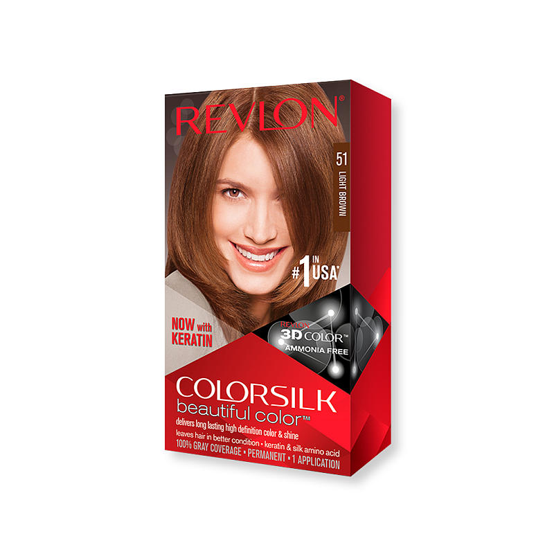 Revlon ColorSilk Beautiful Color Haarfarbe Braun
