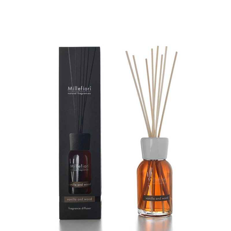 Millefiori Vanilla & Wood Aromaessenz 100 ml Vanille, Holz Aroma-Diffuser