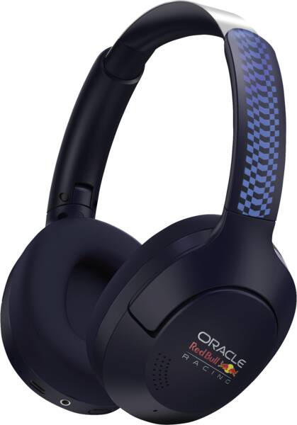 Red Bull Racing RDBHDPANC Kopfhörer & Headset Kabellos Kopfband Musik USB Typ-C Bluetooth Schwarz, Blau