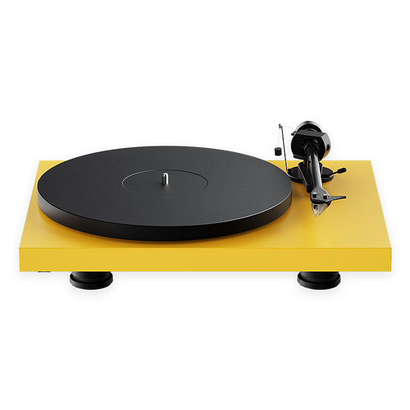 Pro-Ject Debut EVO 2 Audio-Plattenspieler mit Riemenantrieb Gelb