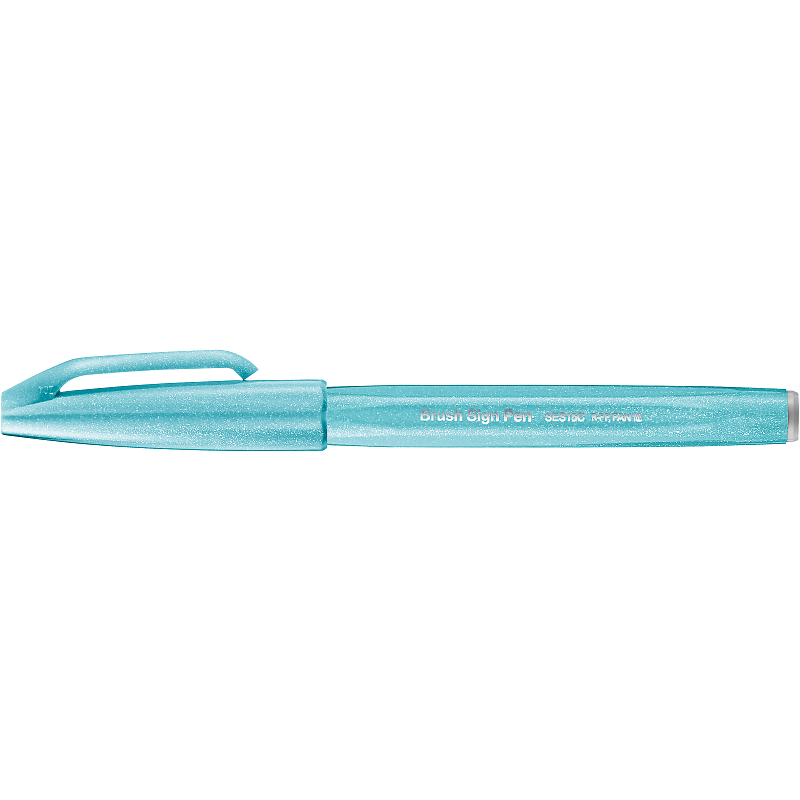 Pentel Brush Sign Filzstift Fein Hellblau 1 Stück(e)