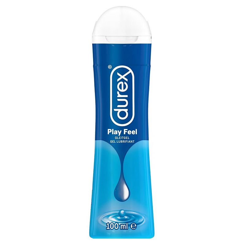 Durex Play Feel Gleitgel Anal, Masturbation, Vaginal 100 ml Gleitmittel auf Wasserbasis