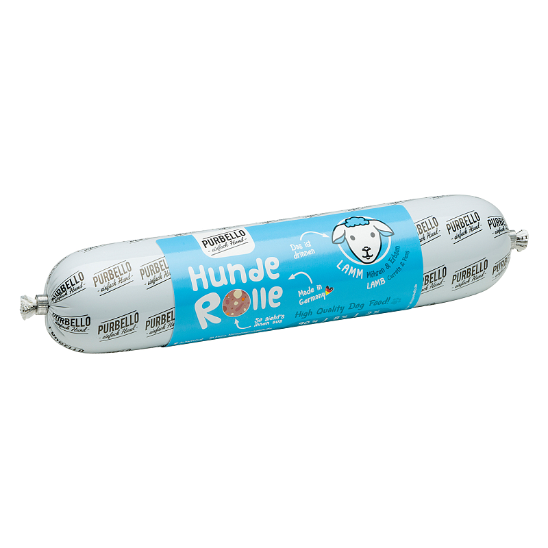 PURBELLO HundeRolle Lamm mit Möhren & Erbsen