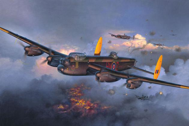 Revell Avro Lancaster Mk.I/III Starrflügelflugzeug-Modell Montagesatz 1:72