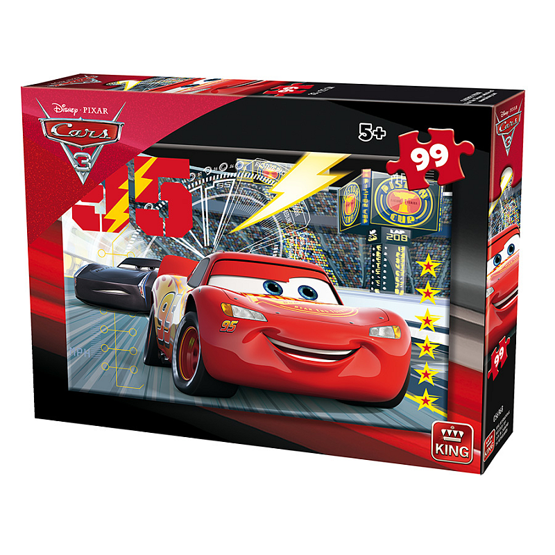 King Disney Assortment Cars 3 99 pcs Puzzlespiel 99 Stück(e) Cartoons
