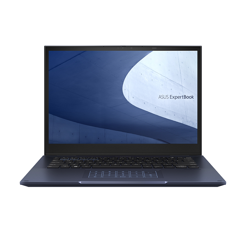 ASUS ExpertBook B7 Flip B7402FVA-P60054X Intel® Core™ i7 i7-1360P Hybrid (2-in-1) 35,6 cm (14") Touchscreen WQXGA 16 GB DDR5-SDRAM 512 GB SSD Wi-Fi 6E (802.11ax) Windows 11 Pro Deutsch Schwarz