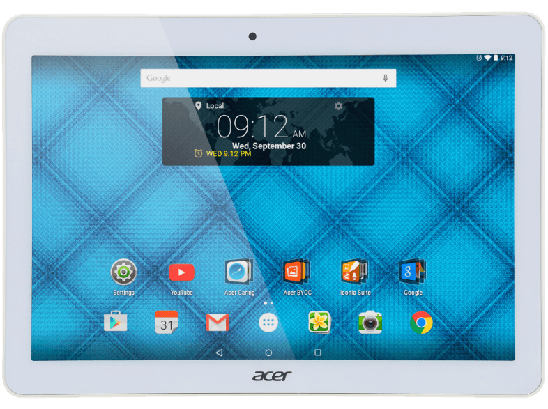 Acer Iconia B3-A20 Mediatek 16 GB 25,6 cm (10.1") 1 GB Wi-Fi 4 (802.11n) Android Weiß