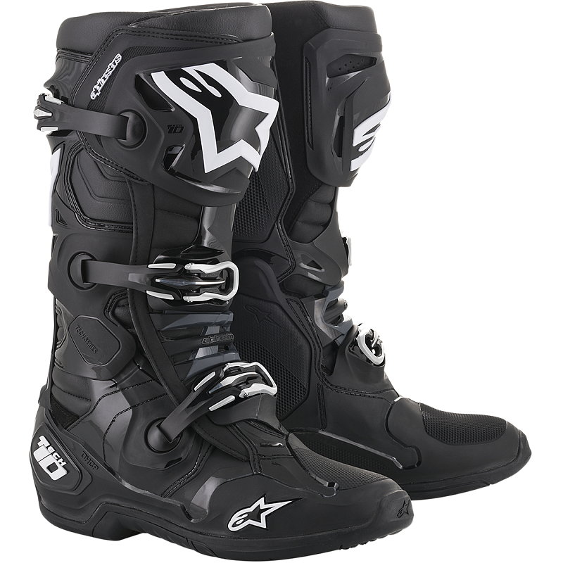 Alpinestars 2010020-10-12 Motorrad-Schuh Männlich Erwachsener Schwarz
