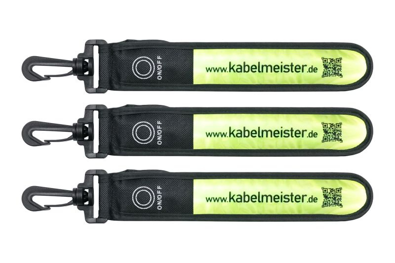Kabelmeister GA-K001G-3 Reflektierendes Band Gelb