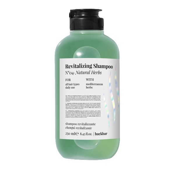 FarmaVita Back.Bar N°04 Natural Herbs Revitalizing Shampoo 250 ml Professionell Frauen