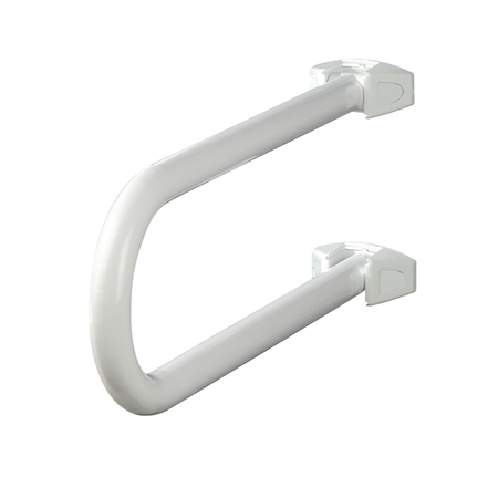 WENKO 17969100 Haltegriff/ Sicherheitsgeländer Bath safety bar handle Aluminium, Kunststoff, Zink Weiß