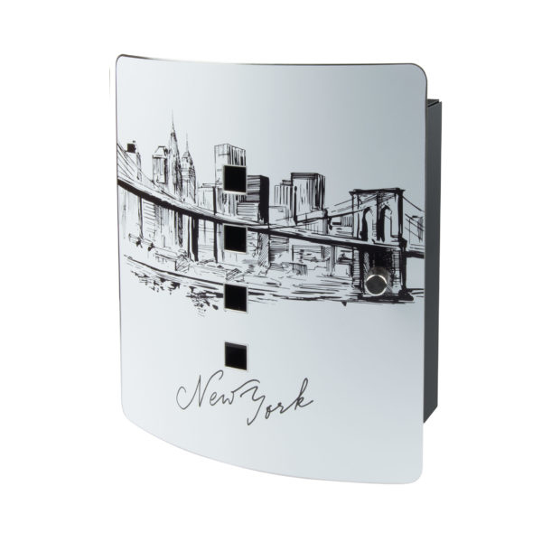 BURG-WÄCHTER 6204/10 NI SKYLINE NY Schlüsselring/Etui Schlüsseltasche Mehrfarbig