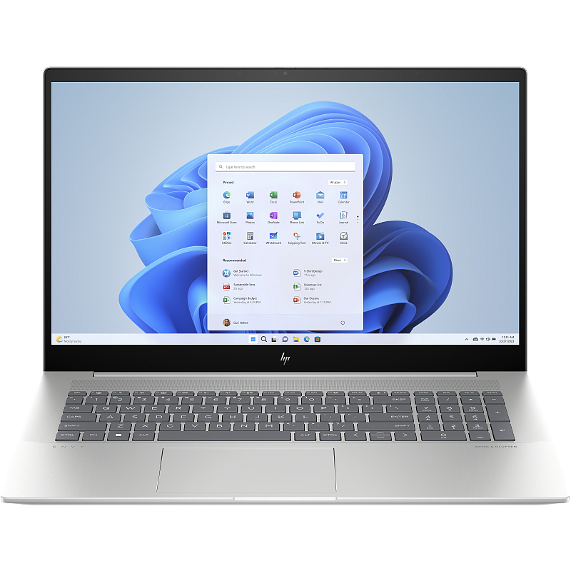 HP ENVY 17-cw0375ng Intel® Core™ i7 i7-13700H Laptop 43,9 cm (17.3") Full HD 16 GB DDR4-SDRAM 512 GB SSD Wi-Fi 6E (802.11ax) Windows 11 Home Silber