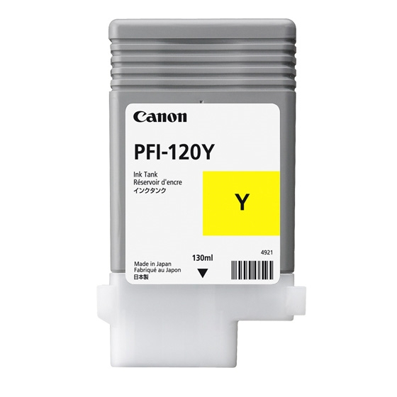 Canon PFI-120Y Druckerpatrone 1 Stück(e) Original Gelb