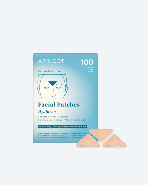 Apricot Zornesfalten Patches mit Hyaluron