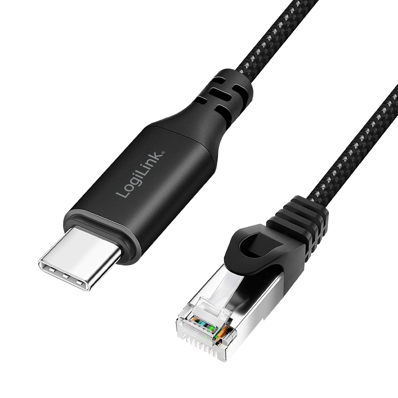 LogiLink CU0412 Netzwerkkabel Schwarz 2 m Cat6 S/FTP (S-STP)