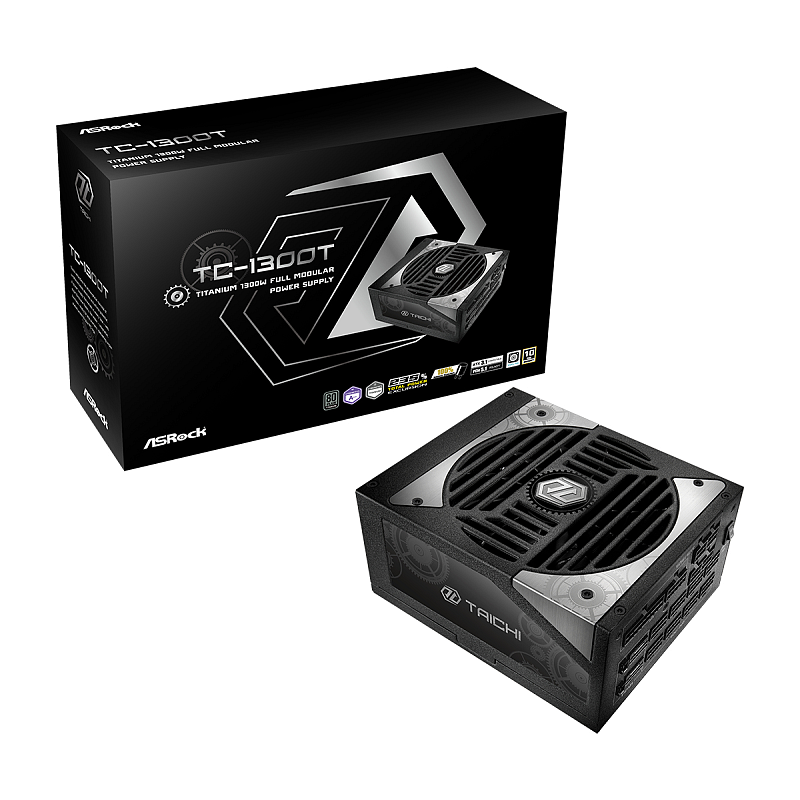 Asrock Taichi TC-1300T Netzteil 1300 W 20+4 pin ATX ATX Schwarz