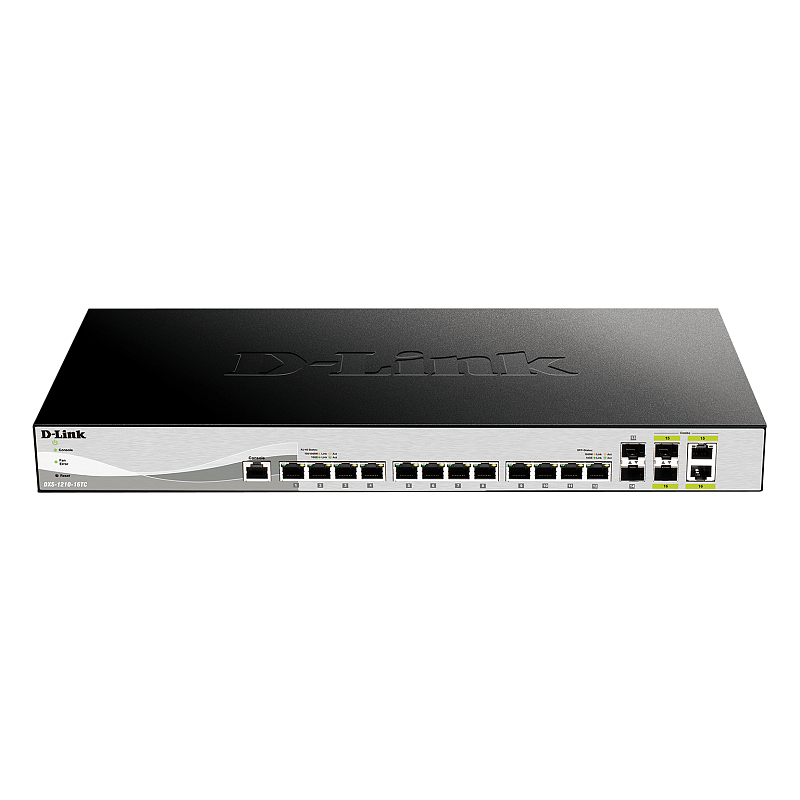 D-Link DXS-1210-16TC/E Netzwerk-Switch Managed L2 10G Ethernet (100/1000/10000) Grau