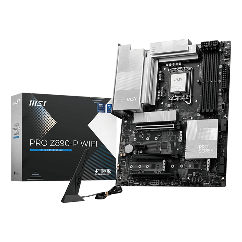 MSI PRO Z890-P WIFI Motherboard Intel Z890 LGA 1851 (Socket V1) ATX