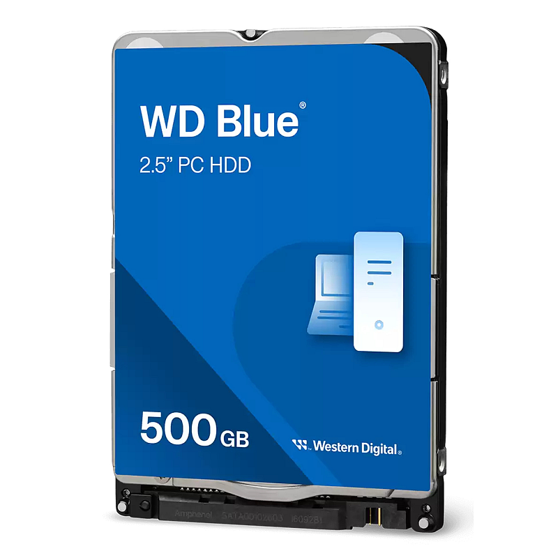 Western Digital Blue WD5000LP Interne Festplatte 500 GB 5400 RPM 128 MB 2.5" Serial ATA III