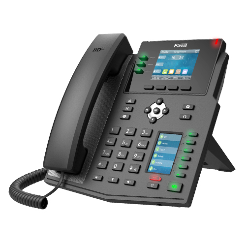 Fanvil X4U IP-Telefon Schwarz 12 Zeilen LCD WLAN
