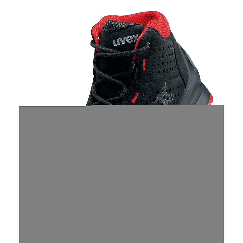 Uvex 8547 Unisex Erwachsener Schwarz, Grau, Rot