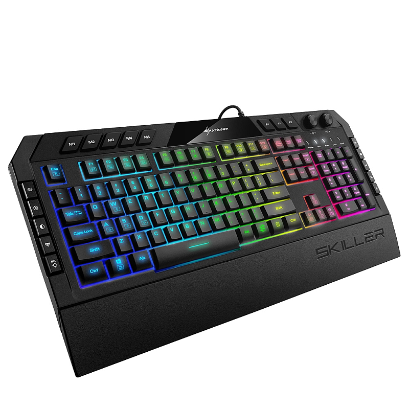 Sharkoon SKILLER SGK5 Tastatur Gaming USB QWERTY US Englisch Schwarz