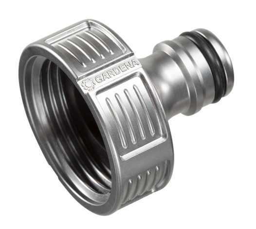 Gardena 18242-20 Anschlussteil für Wasserschlauch Hahnanschluss Metall Metallisch 1 Stück(e)
