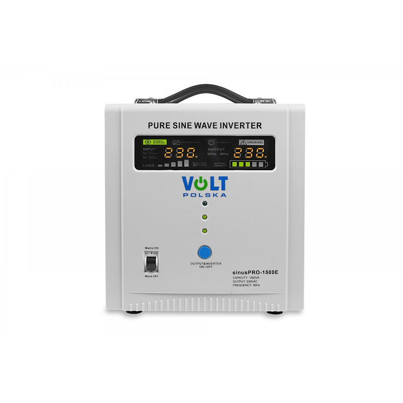 VOLT POLSKA SINUS PRO 1500 E 12/230V Unterbrechungsfreie Stromversorgung (USV) Line-Interaktiv 1,5 kVA 1050 W