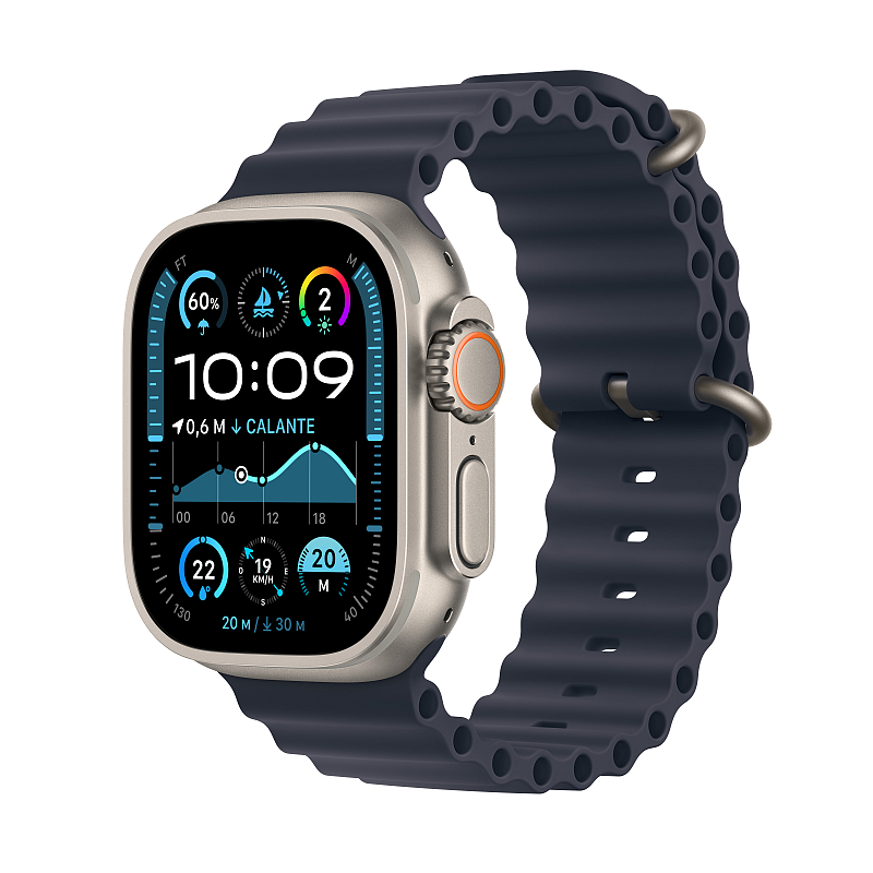 Apple Watch Ultra 2 OLED 49 mm Digital 410 x 502 Pixel Touchscreen 4G Titan GPS