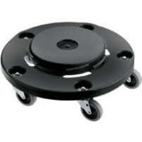 Rubbermaid 2640 BRUTE Mülleimer-Zubehör Schwarz Dolly