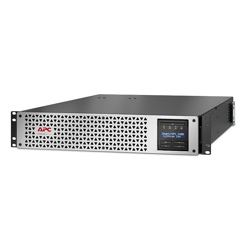 APC Smart-UPS Line Interactive 2200VA, Lithium-Ionen, Rack, 2HE, 230V, 8x IEC C13 + 1x IEC C19, SmartConnect, mit Netzwerkmanagementkarte, AVR, LCD
