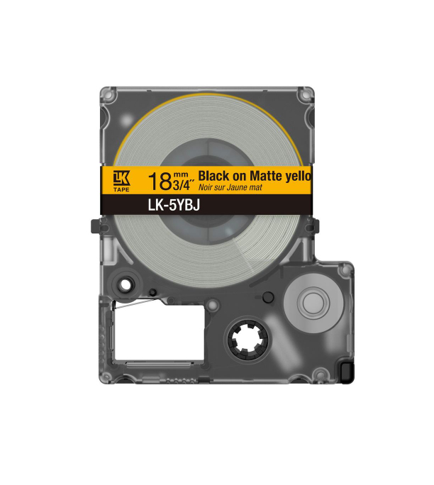 Epson C53S672074 Etiketten erstellendes Band Schwarz auf gelb