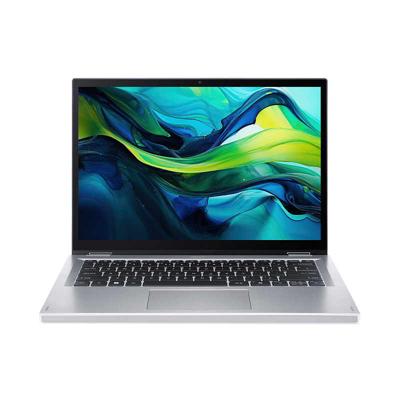 Acer Aspire Go Spin 14 AGSP14-31PT-37F6 Intel Core 3 N355 Hybrid (2-in-1) 35,6 cm (14") Touchscreen WUXGA 16 GB LPDDR5-SDRAM 512 GB SSD Wi-Fi 6 (802.11ax) Windows 11 Home Silber