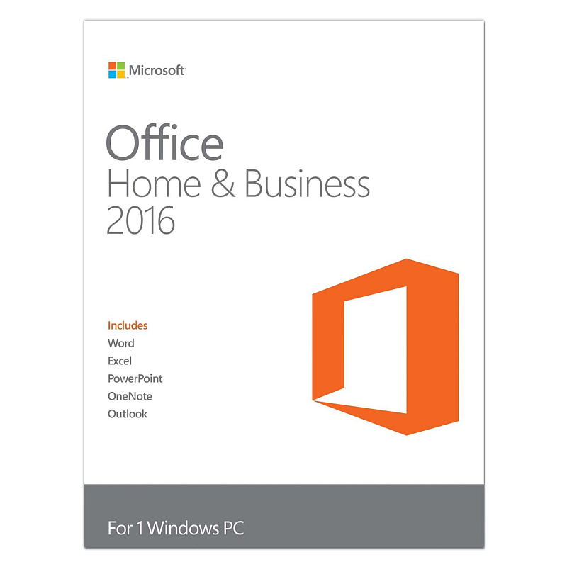 Microsoft Office Home & Business 2016 Office-Paket Public Key Certificate (PKC) 1 Lizenz(en) Deutsch
