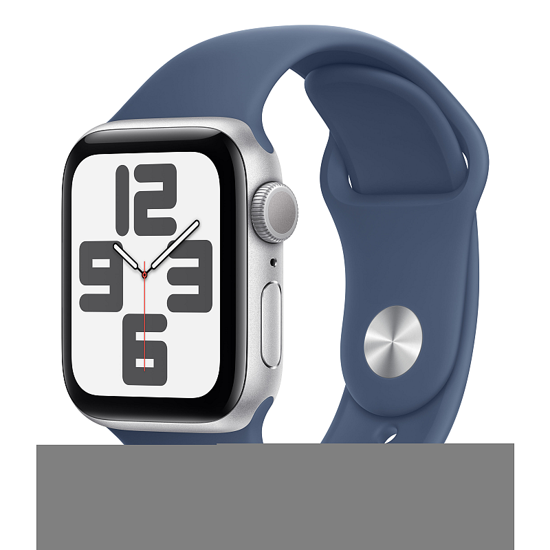 Apple Watch SE OLED 40 mm Digital 324 x 394 Pixel Touchscreen Silber WLAN GPS