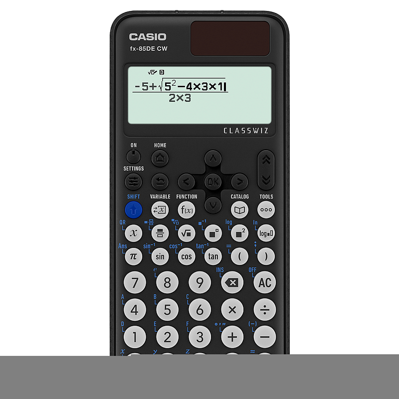 Casio FX-85DE CW Taschenrechner Tasche Wissenschaftlicher Taschenrechner Schwarz