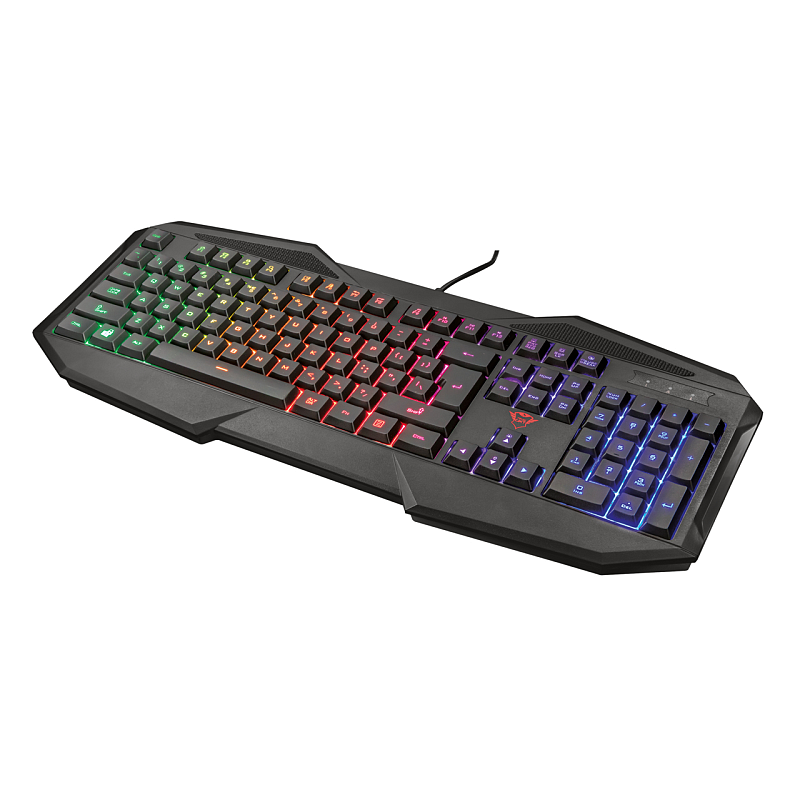 Trust GXT 830-RW Avonn Tastatur Gaming USB Deutsch Schwarz