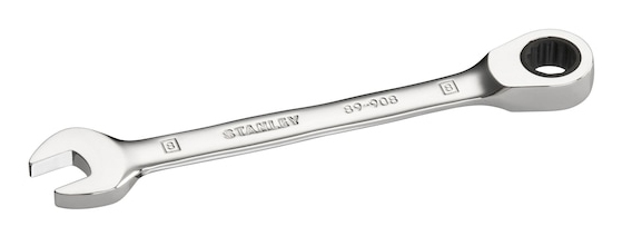 Stanley STMT89908-0 Ratschenschlüssel Chrom-Vanadium-Stahl 8 mm 1 Stück(e) Edelstahl