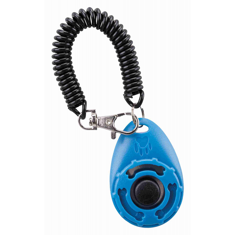 TRIXIE 22863 Clicker für Hunde & Katzen Schwarz, Blau Hund