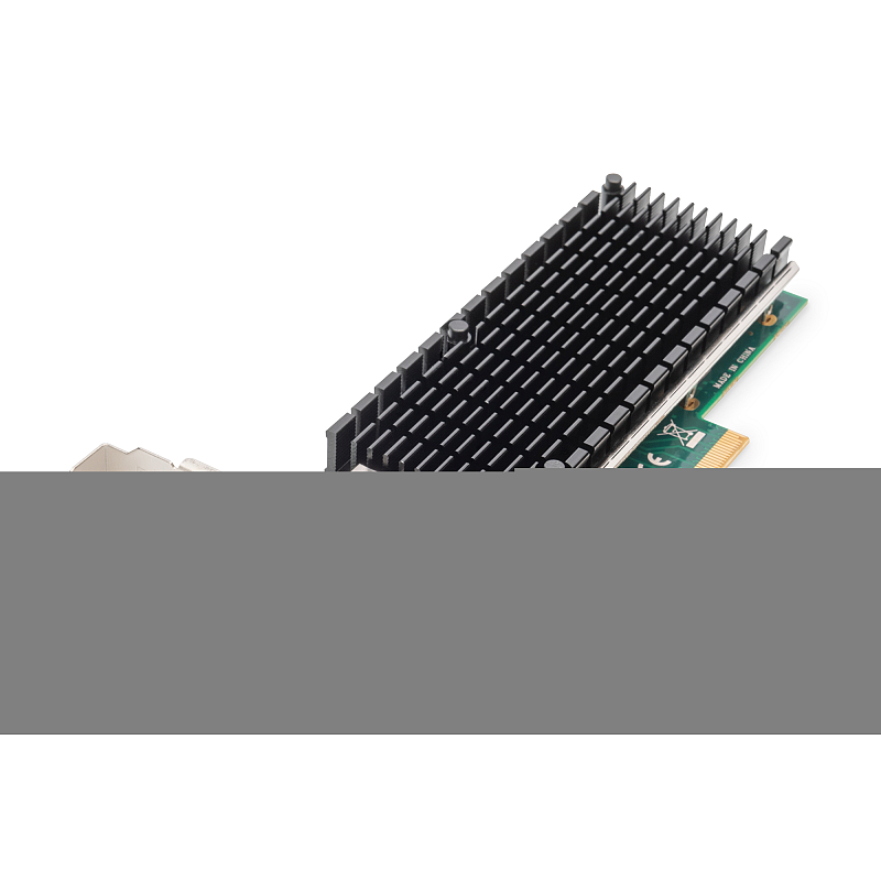 Digitus 2-Port 10 Gigabit Ethernet Netzwerkkarte, RJ45, PCI Express, Intel Chipsatz