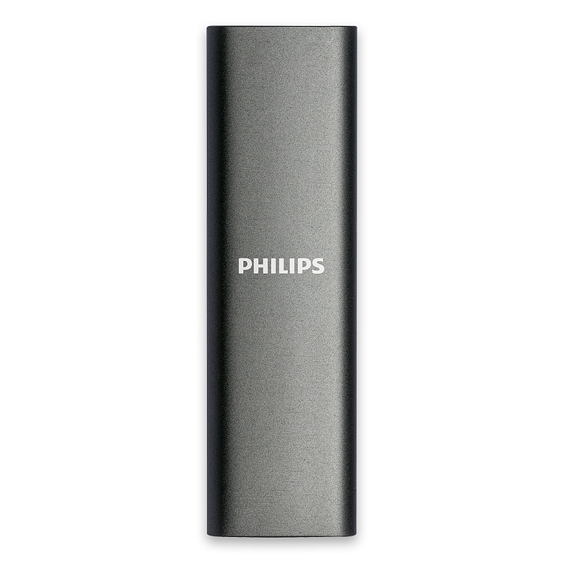 Philips FM02SS030P/00 Externes Solid State Drive 2 TB USB Typ-C 3.2 Gen 1 (3.1 Gen 1) Grau