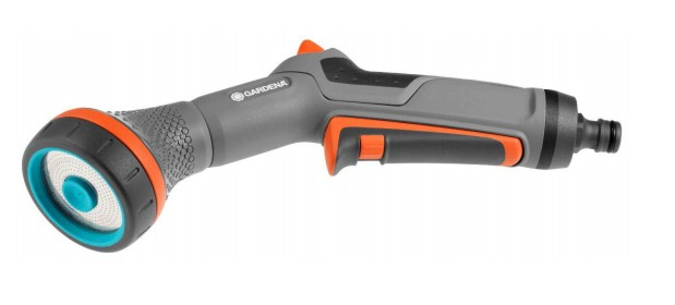 Gardena 18321-20 Garten-Wasserspritzpistole Garten Wassersprühdüse Kunststoff Schwarz, Grau, Orange