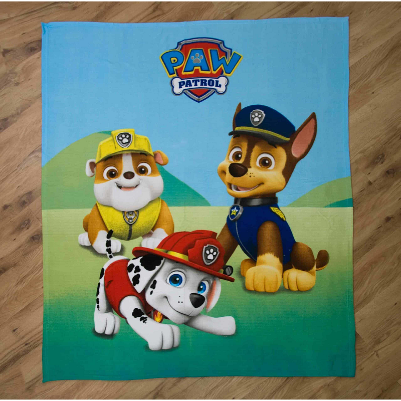 HERDING Paw Patrol Überwurfdecke 130 x 160 cm Polyester Mehrfarbig