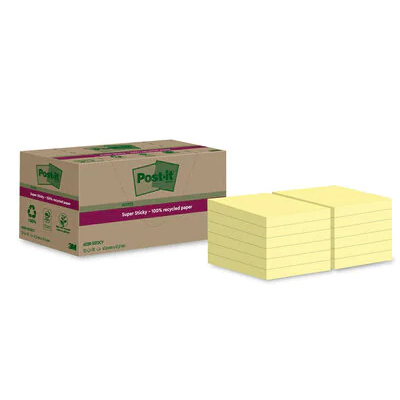 Post-It 7100284576 Klebezettel Quadratisch Gelb 70 Blätter Selbstklebend