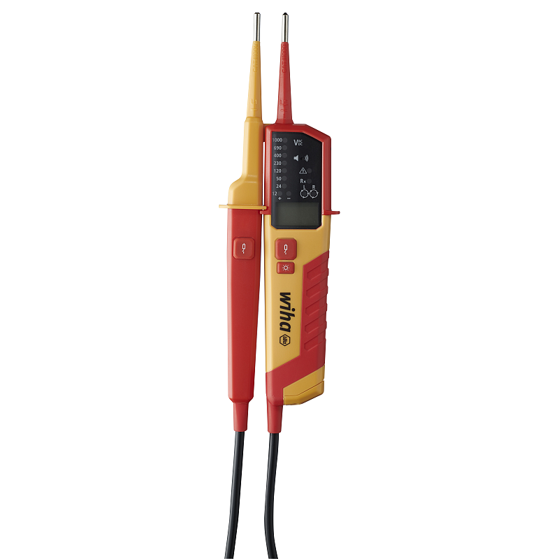 Wiha 45217 Schraubenzieher zur Spannungsprüfung Rot, Gelb