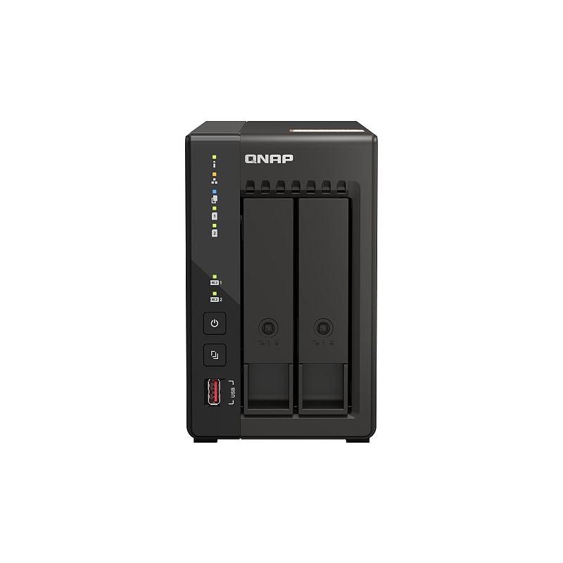 QNAP QVP-21C NAS & Speicherserver Tower Intel® Celeron® J6412 8 GB DDR4 0 TB QVR Pro Schwarz